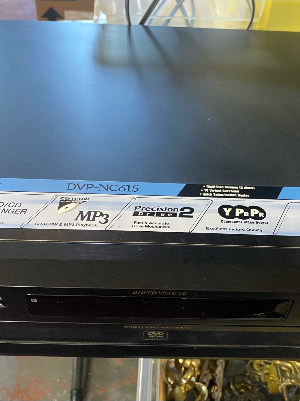 Sony DVP-NC615 5-Disc Changer DVD CD MP3 Carousel Player Audio Video with Remote